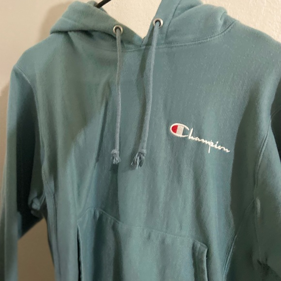 Champion Blue Hoodie Men’s small - Picture 3 of 6